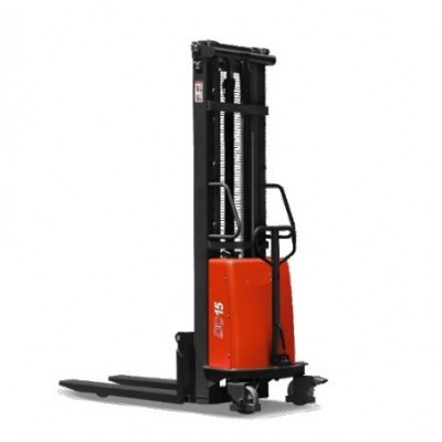 Semi Electric Stacker capacity 1000kg 1500kg 20000kg 1.6M 2M 2.5M 3M 3.5M  for double-deck pallets forklift