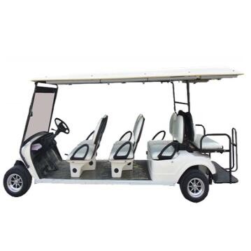 EV2068KSZ Electric Utility Cart with 8 seats with flip flop seat