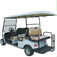 EV2048KSZ Electric Utility Cart with 6 seats with flip flop seat